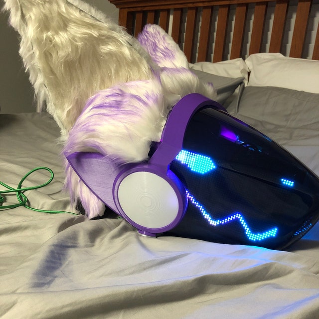 the RPF on X: [ sound on ] protogen mask with animated LED effects that  are in synch with wearer's mouth movement by @JtingF. #Mask #Cosplay  #CraftYourFandom  / X