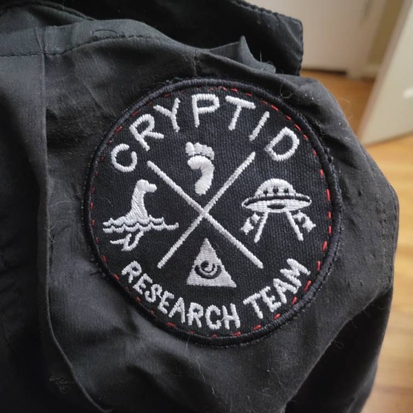 Iron-on Patch - CRYPTID RESEARCH TEAM - Etsy