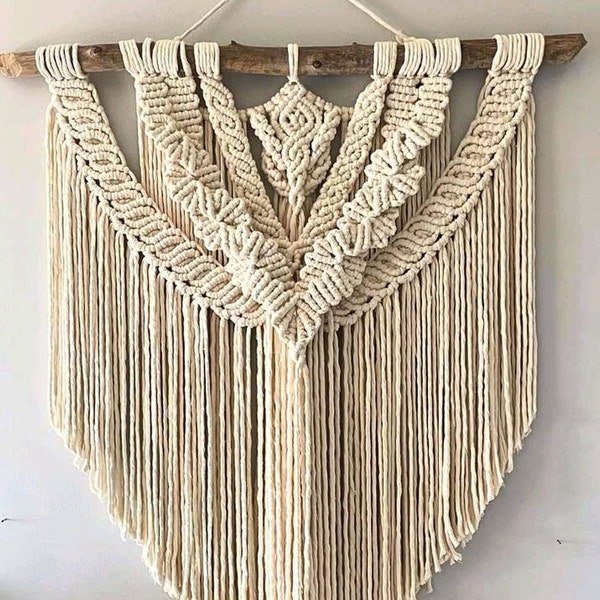 Large Macrame Wall Hanging DIY Pattern EBOOK Macrame Tutorial Pattern ...