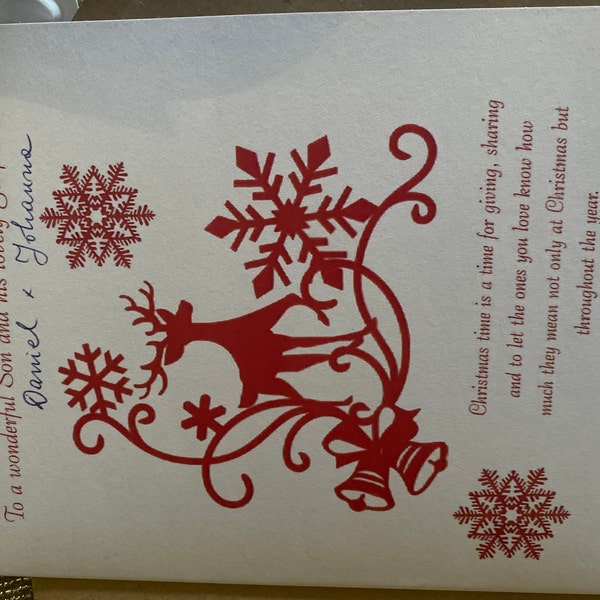 Granddaughter 1st christmas card uk