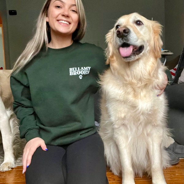 Dog Mom Athletics Social Club Crewneck Sweatshirt