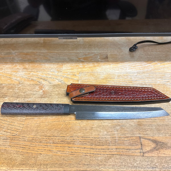 Viking Knife seax. Crucible Steel Knife. Wootz Steel Knife. Etsy