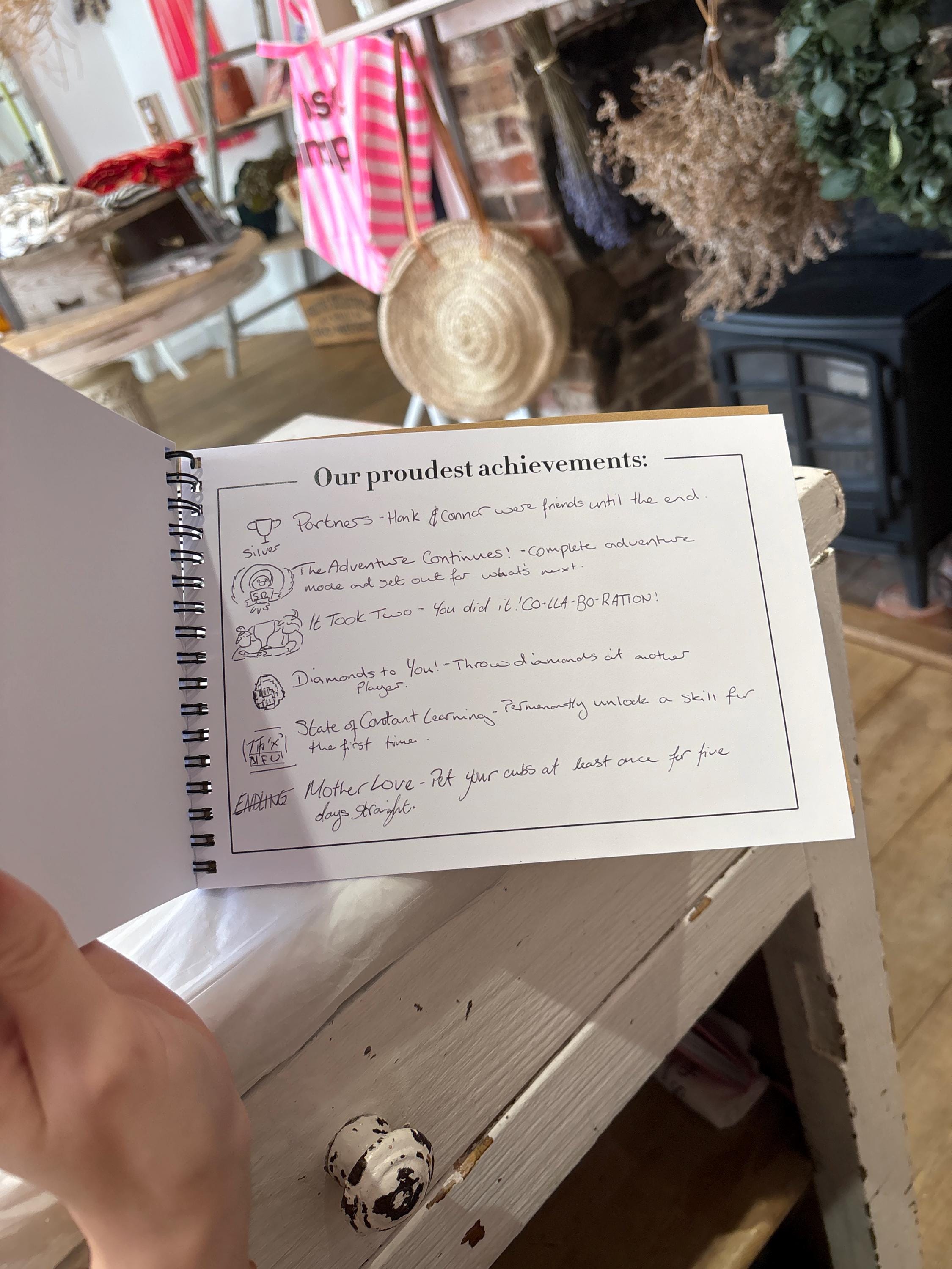 Reasons why I love you, Anniversary gift, boyfriend, husband, wife, partner, gifts for him, love, Our Story Scrapbook, memories journal