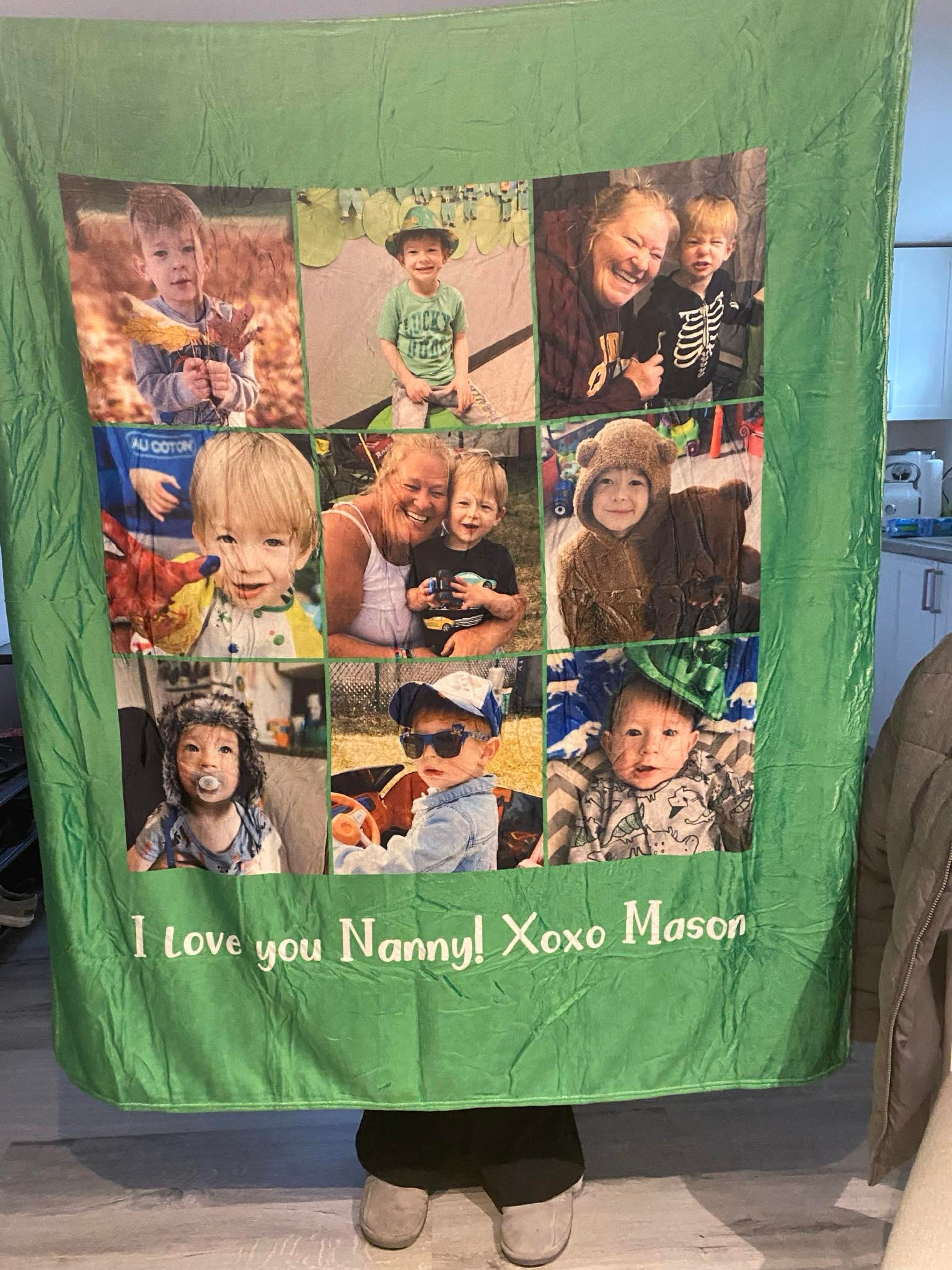 Custom Blanket With Picture,Photo Blanket Collage,Baby Blanket Family Blanket,Christmas Gifts for Family,Super Cozy Blanket,Anniversary gift