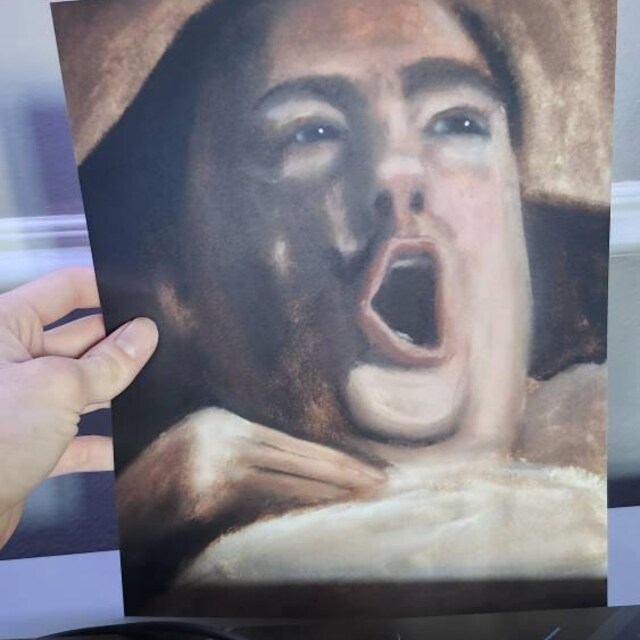 Carmela, Shut the Door! (tony Soprano) - Original Art Print