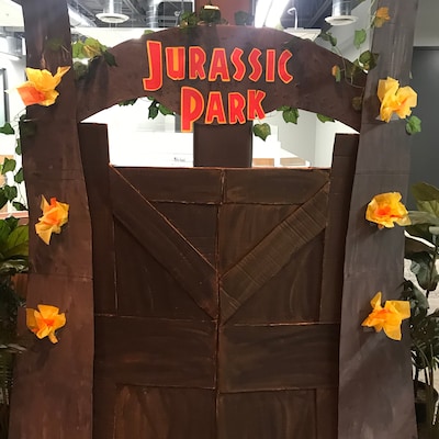 Printable Jurassic Park Gate Entrance Letters/banner Instant - Etsy