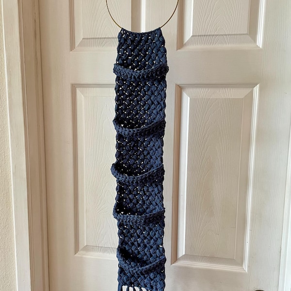 Macrame Cap Pattern Pdf Free Crochet Cap Rack Pattern: Macrame Hat Organizer DIY (PDF Download) - Etsy