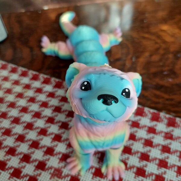 Ball Python Snake Digital .STL File for 3d Printing, Articulated Fidget ...