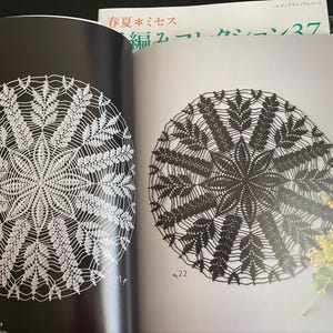 Flower Crochet Lace Doilies - Japanese Craft Book (NP) - Etsy