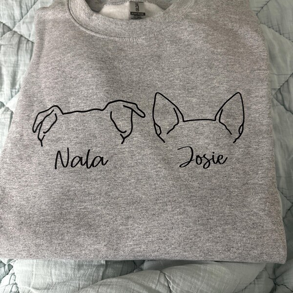 Personalized Grandma Sweatshirt With Grandkids Names on Sleeve, Custom ...