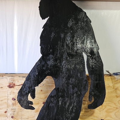 7ft 8ft 10ft Life Size Bigfoot Pattern , Yeti, Sasquatch Silhouette ...