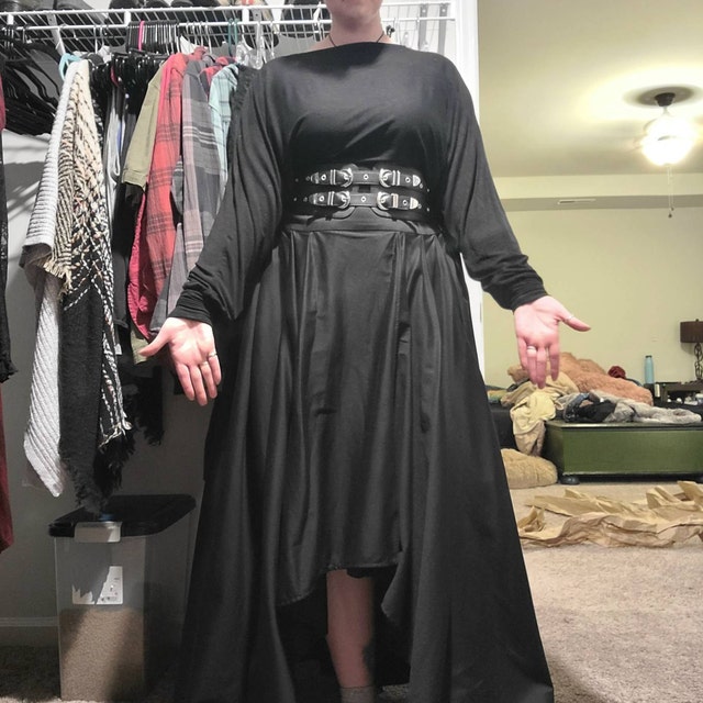 スカート KOLEAT Kimo ver. Knit Golji Maxi Team Long Skirt BLACK MX Lo Maxi Black Skirt/asymmetric Loose Skirt/long Skirt/elegant