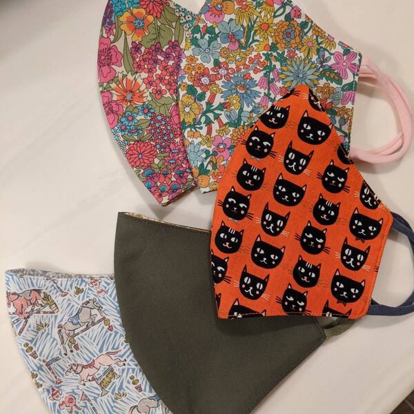 Paisley Masks | Washable Cotton Filter Mask In Bright Paisley Print