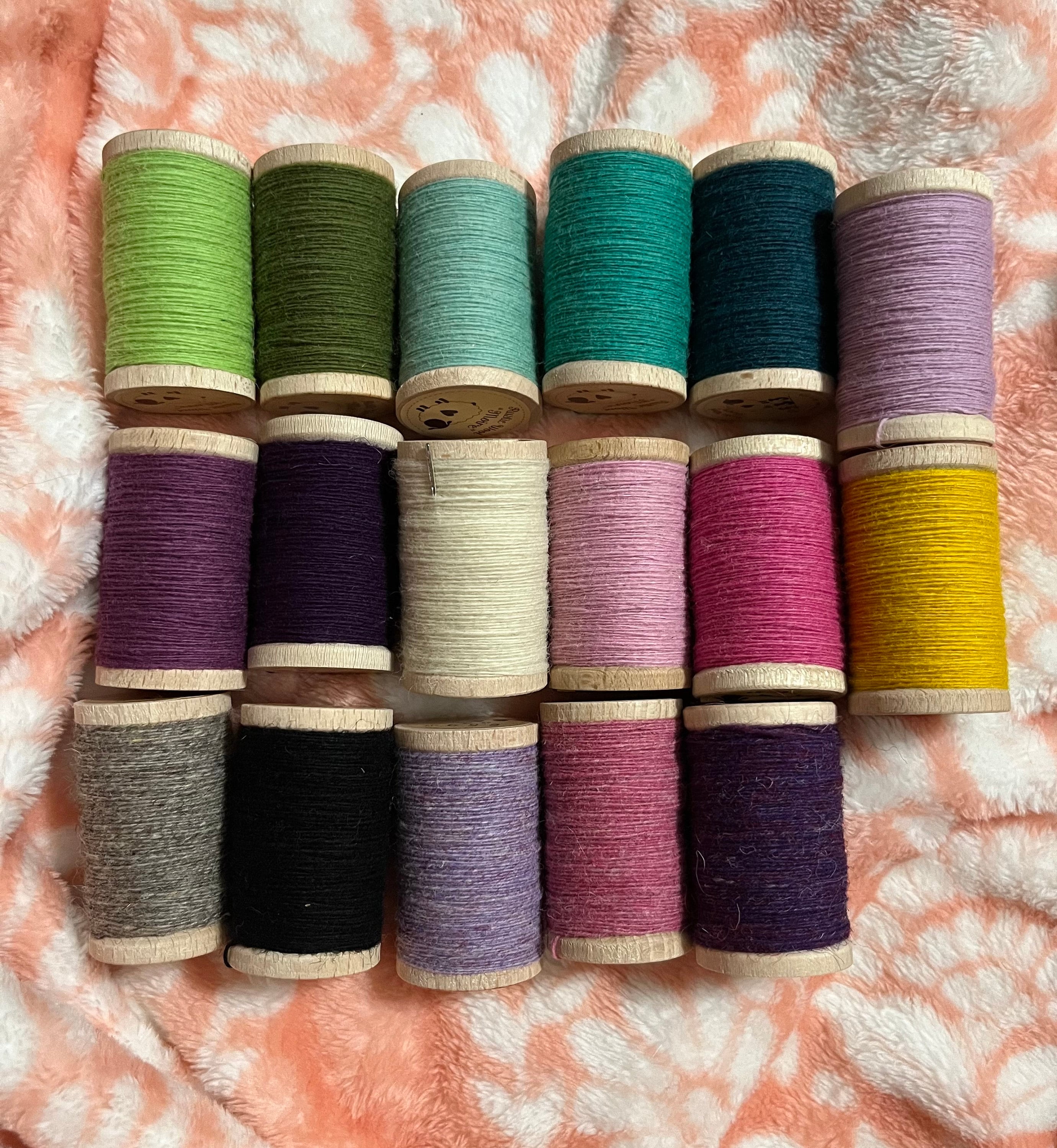 Wool Embroidery Thread - 100% Wool Thread - Rustic Wool Thread - Moire ...