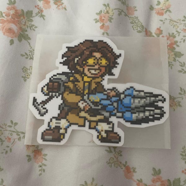 Vex‘ahlia Vessar Half-elf Ranger Pixel Art Vinyl Sticker Critical Role ...