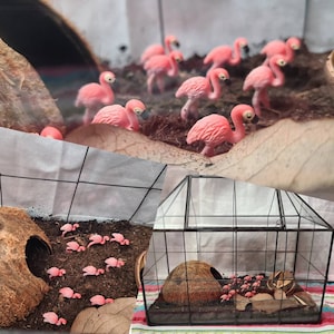 Figurines De Flamant Rose En Métal,Décorations,Personnages De Jardin - Buy Product on