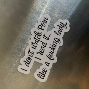 No veo porno Book Lover Sticker Bookish Laptop Decal - Etsy México