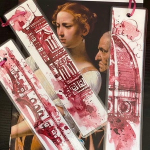 Rome Watercolor Bookmark - Hand Made - Etsy