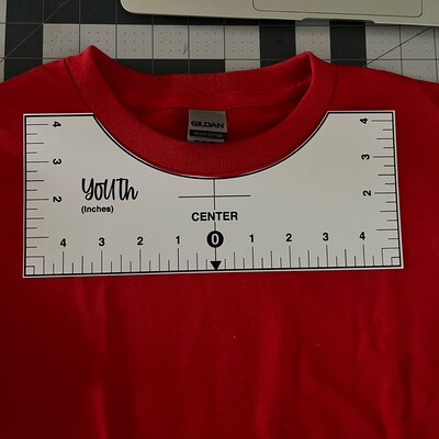 Tshirt Ruler Printable Bundle, T-shirt Alignment Tool Template, Tshirt ...