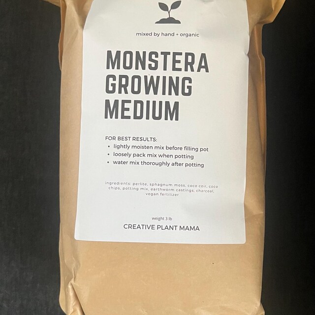 MONSTERA Soil Mix - Houseplant Growing Medium - 3 LB / 2 Gallon - Etsy  Finland