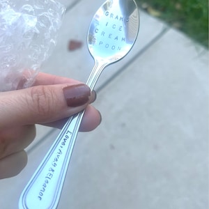 Tea Spoon-hand Stamped Spoon personalized Spoon gift for Tea - Etsy