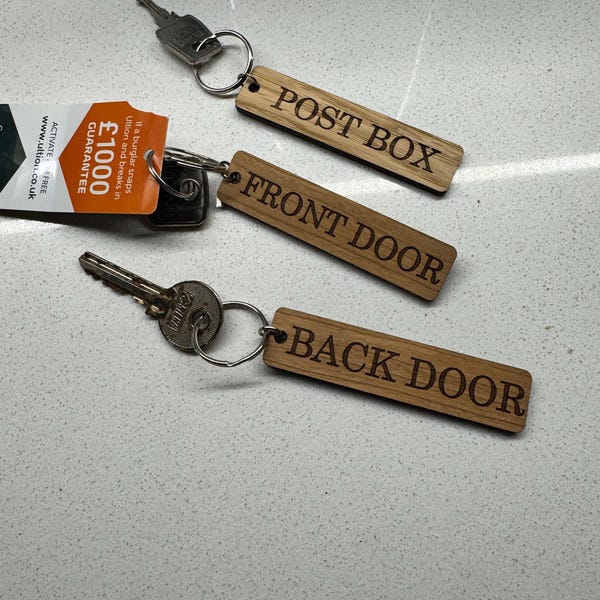 Porte-clés Bois Personnalisé Sport - Football, Basket, Golf, Tennis En Chêne Sur Mesure