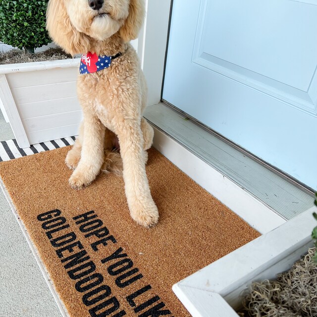 Goldendoodle doormat clearance
