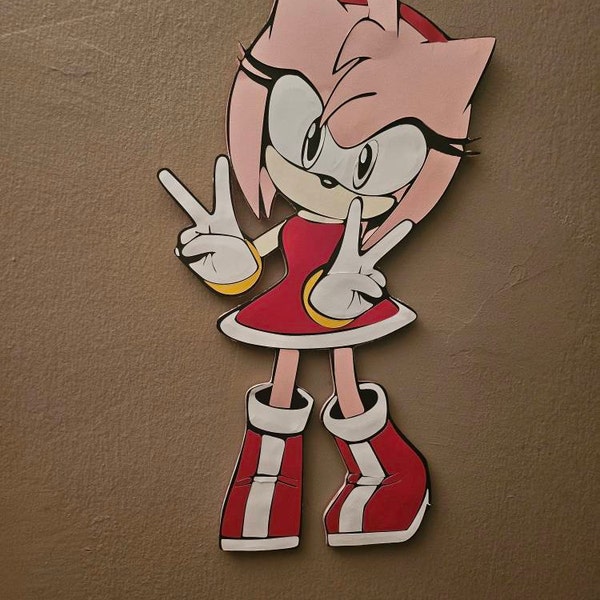 Amy Rose Cupcake Topper - Etsy