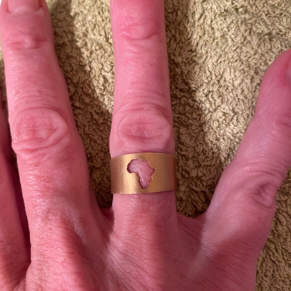 African Ring, Map of Africa, African Jewelry, African Inspired, Africa ...