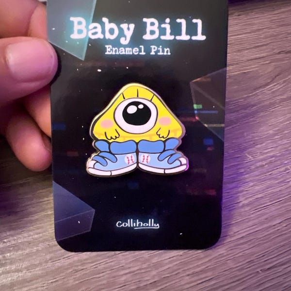 Baby Bill Cipher Gravity Falls Hard Enamel Pin - 1.25" - Etsy
