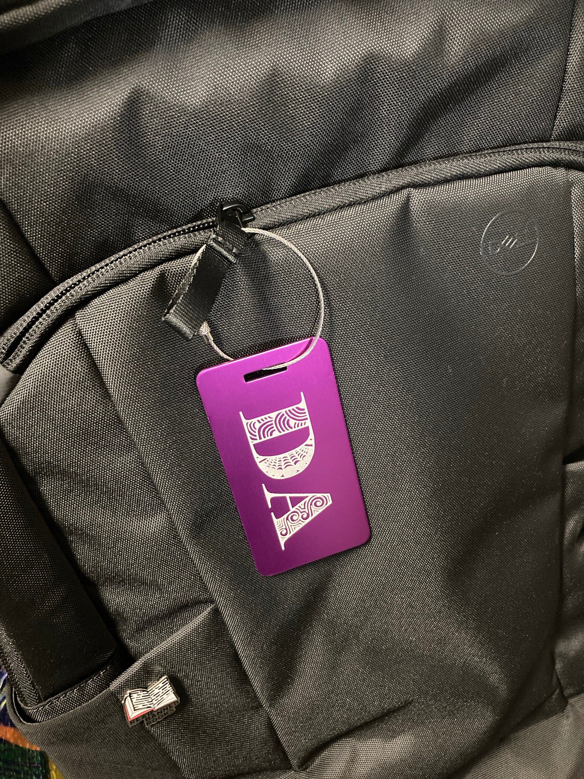 Personalized Metal Luggage Tags, Backpack Tags - Laser Engraving