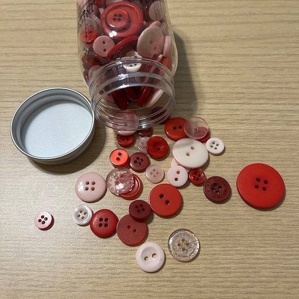 Buttons Galore Button Mason Jar 200+ Colorful Buttons for Sewing ...