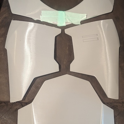 Jango Fett Armor Helmet Jetpack Plaster Star Wars 3d Model Print Attack ...