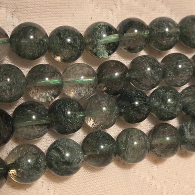 Cats Eye Moonstone Beads - Green | 6mm Green 6mm