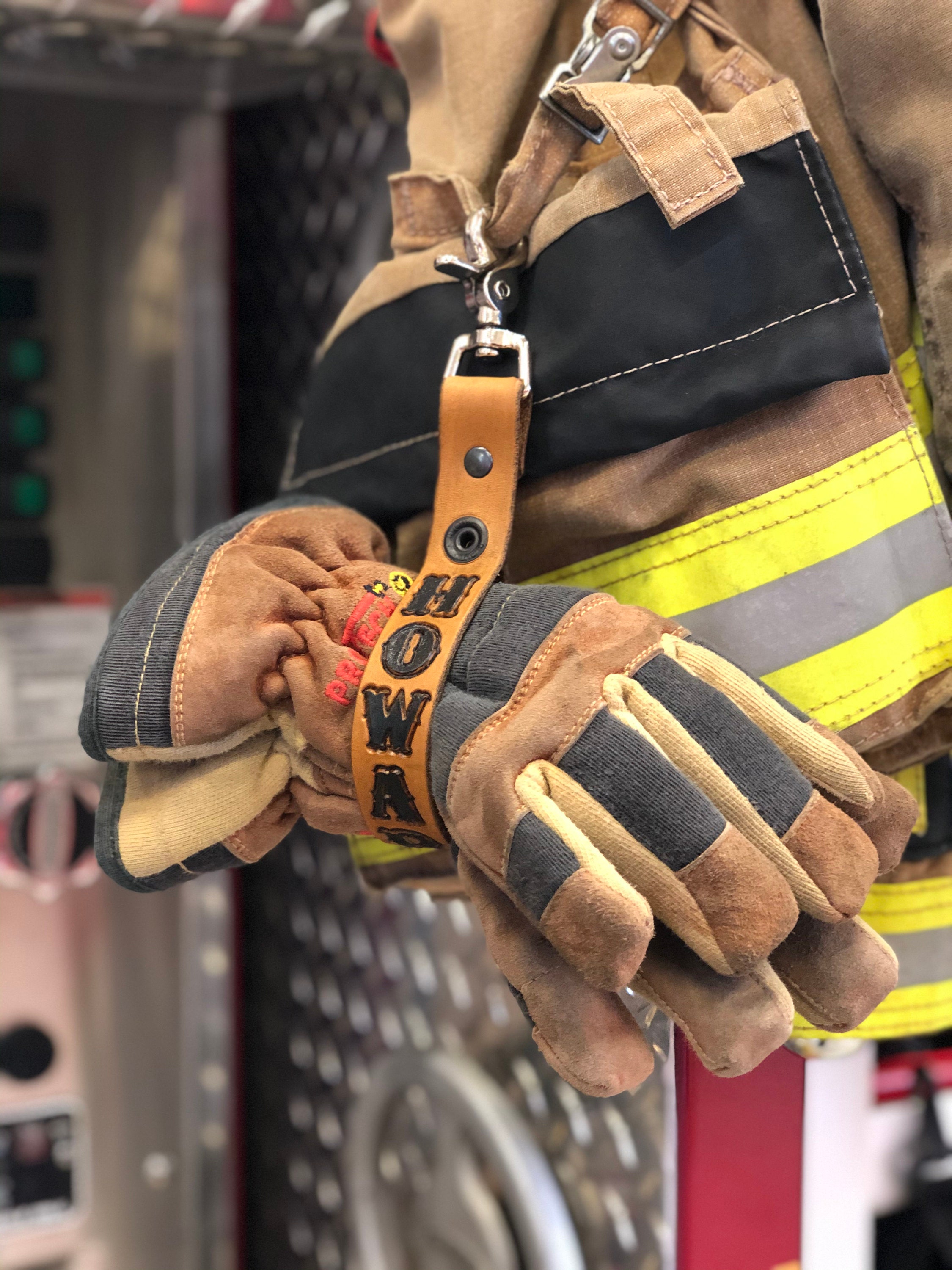FireFighter Custom Leather Glove Strap (2015)