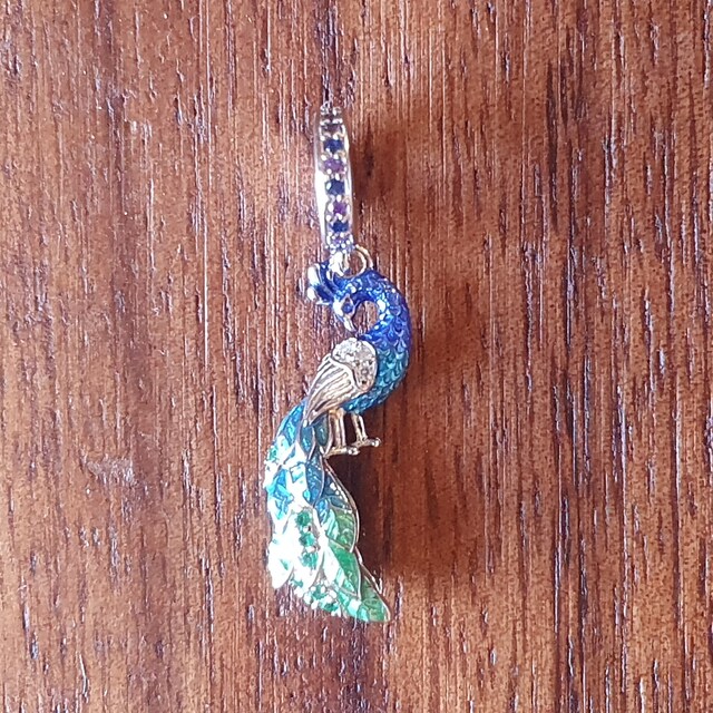 Ciondoli S925 Argento Sterling Cicogna Stelle Scintillanti Ciondoli Ciondoli Perline Ciondolo Per Donne Ragazze Figlia Mamma Amici,Compatibile Con I Braccialetti Con Ciondoli Pandora