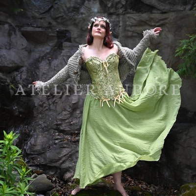Medieval Lace-Up Cake Skirt