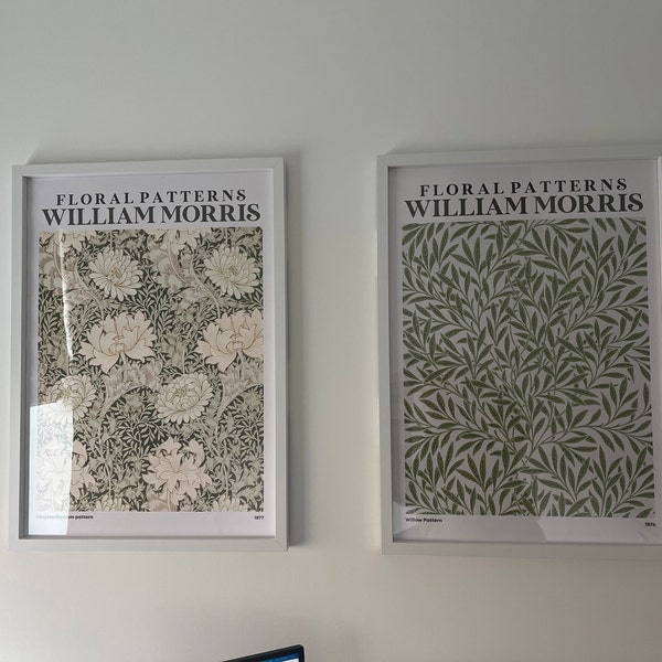 William Morris Set of 3 Exhibition Prints, William Morris Art Gallery ...