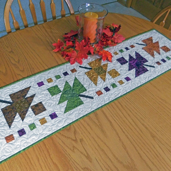 Autumn Leaves Tabletop Duo Pattern - Etsy