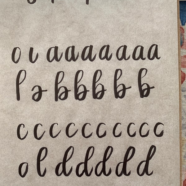 Hand Lettering DIGITAL DOWNLOAD (142 PAGES) - Etsy