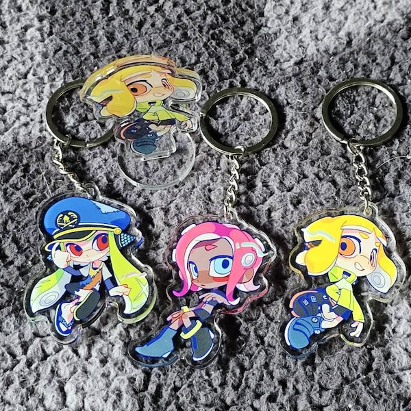 Splatoon Weapons Stickers Splatoon Inspired Fan-art Badge Stickers 55 ...