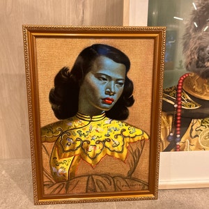 Tretchikoff Miss Wong Print, Mid Century Modern Wall Art