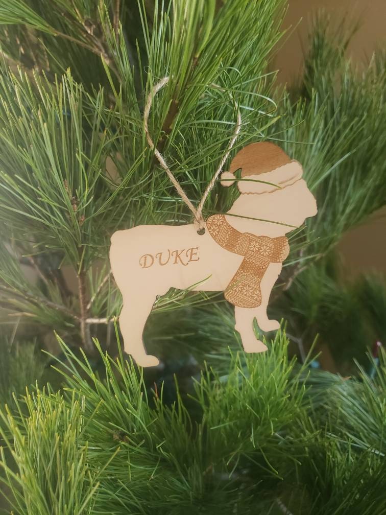 Custom Christmas Dog Decoration