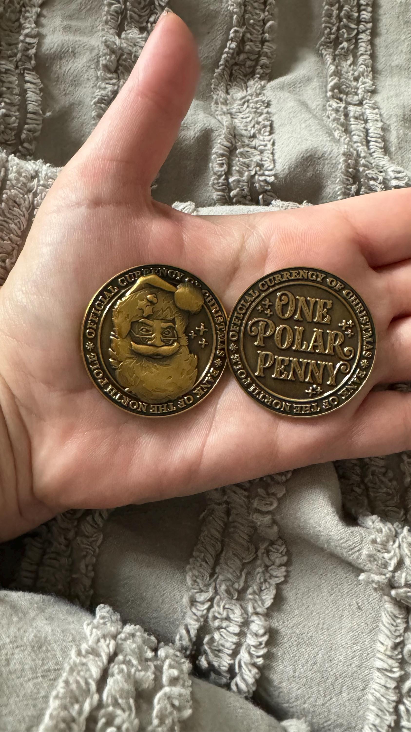 North Pole Polar Pennies Good Behaviour Coins Santa Coins christmas eve box fillers stocking filler