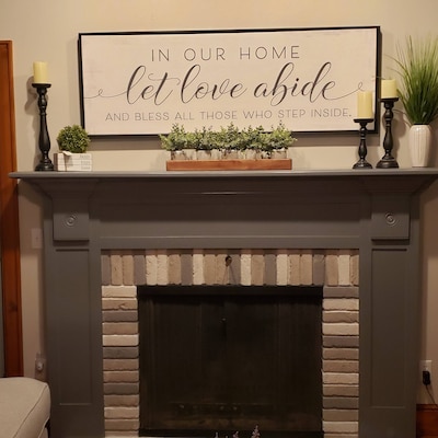 In Our Home Let Love Abide and Bless Those Who Step Inside Bless This ...