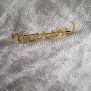 Custom Handwriting Pin Personalized Signature Brooch Memorial Brooch ...