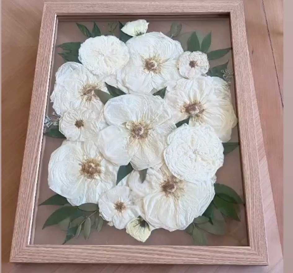 Preserved flowers from Emily's etsy review