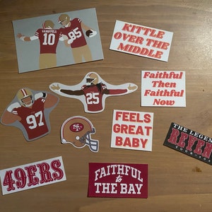 San Francisco 49ers Sticker Set 2021 - Etsy
