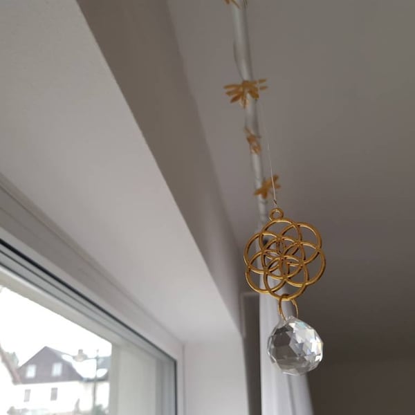 30 Boules Cristal Attrape-soleil – 20 Mm Transparentes + 10 Mm Champagne – Facettées, Trou Pour Suspension – Décoration Fenêtre, Mariage, Déco Intérieure