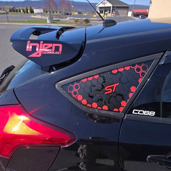 X2 Hexagons Ford Focus Corner Window Sticker, Decal. 2012-2018 - Etsy